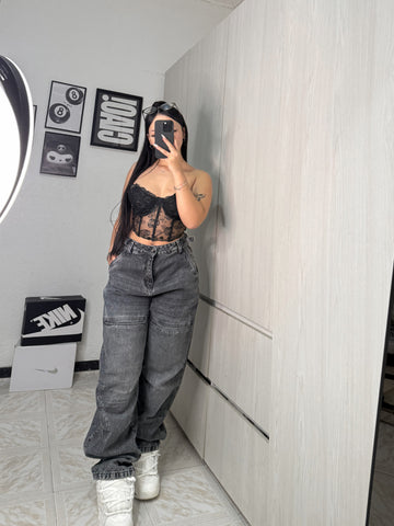Baggy Samy gris