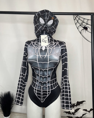 Disfraz body Spiderman con cremallera