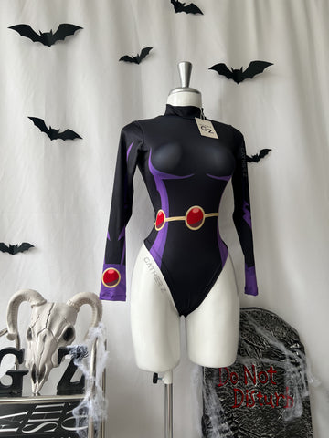 Disfraz Raven titanes body