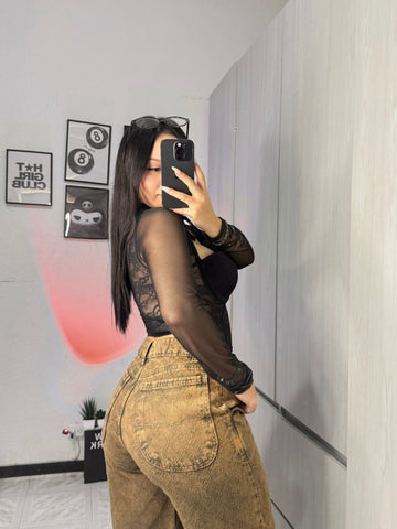 Corset encaje (copas grandes)