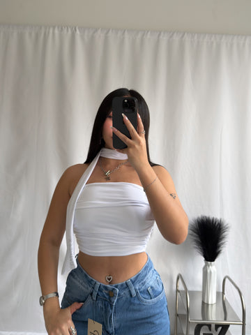Wide leg azul