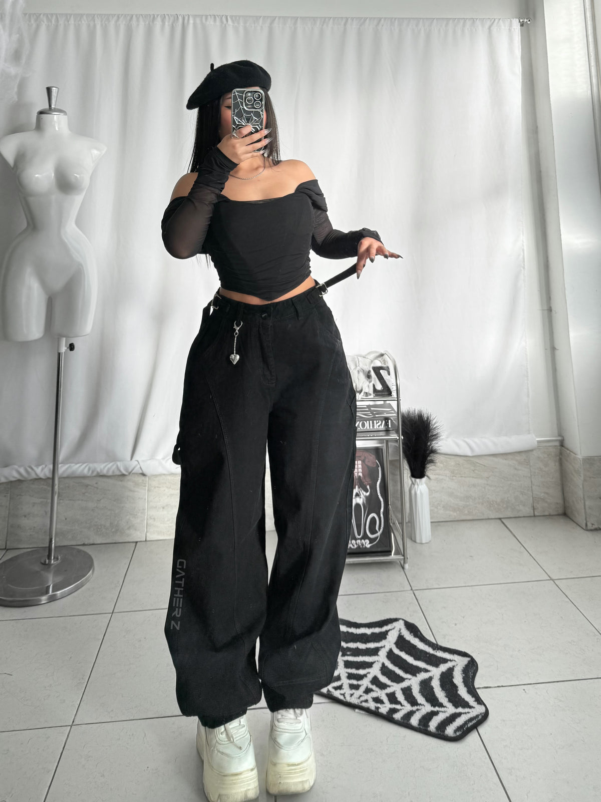 Baggy con ajuste con pinzas