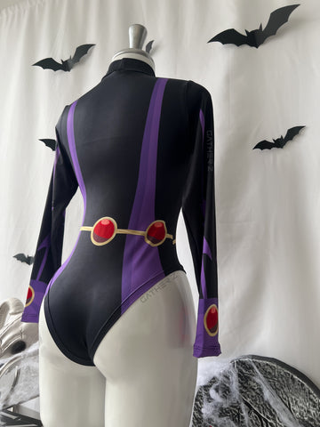 Disfraz Raven titanes body