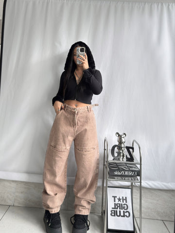 Baggy ajuste Samy beige