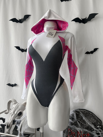 Disfraz Spiderman woman Gwen body con capota