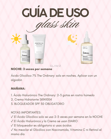 Combo Skincare glass skin entrega inmediata