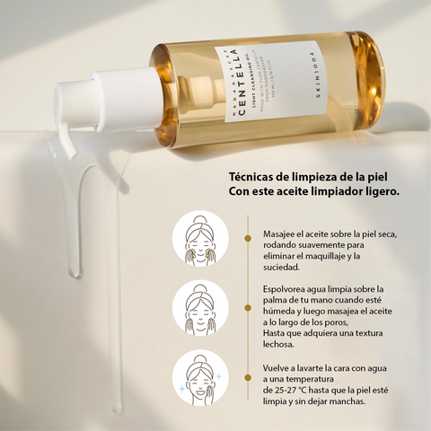 Dúo de doble limpieza skin1004 (aceite+espuma limpiadora)