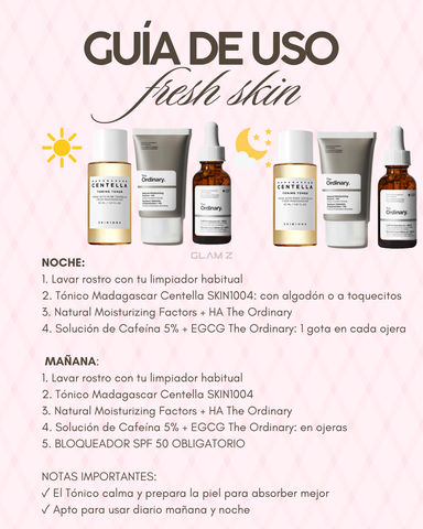 Combo Skincare Fresh skin entrega inmediata