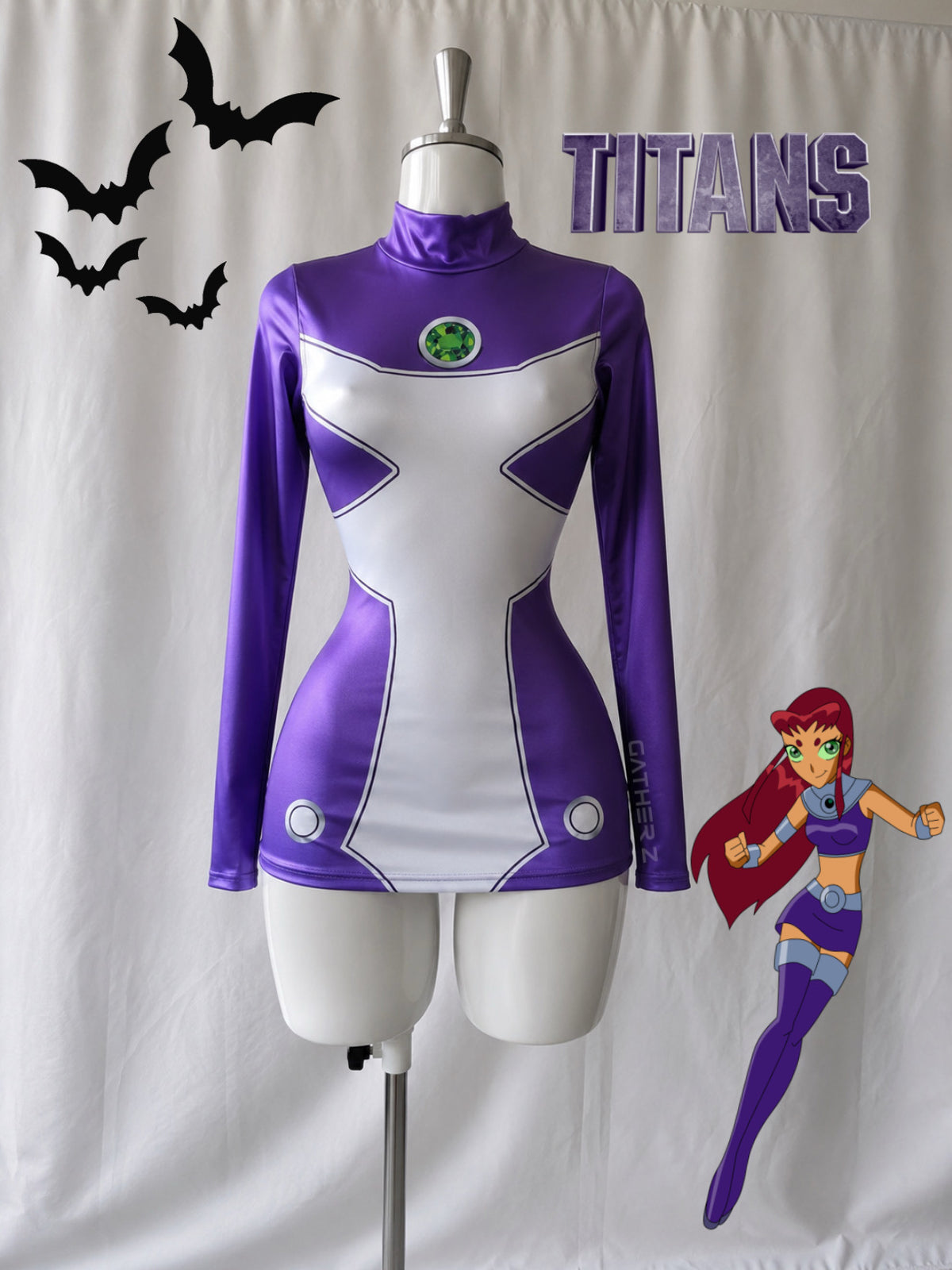 Disfraz Starfire vestido