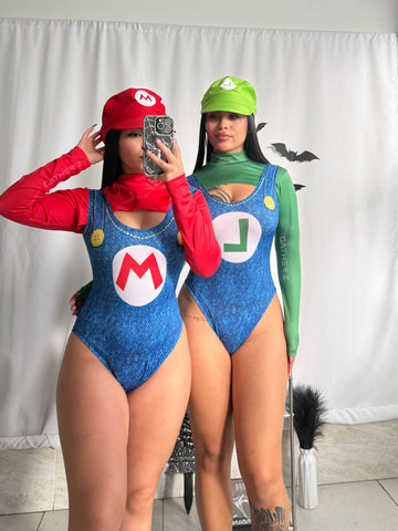 Disfraz Mario y luigui (body+busito)