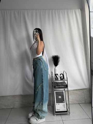 Jean Baggy ajuste desflecado