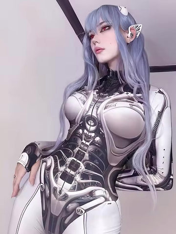 Disfraz cyberpunk enterizo