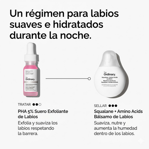 Sérum labial exfoliante con PHA al 5% de The Ordinary
