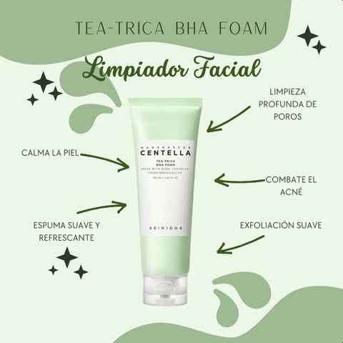 Espuma de BHA de té y trica 125ml