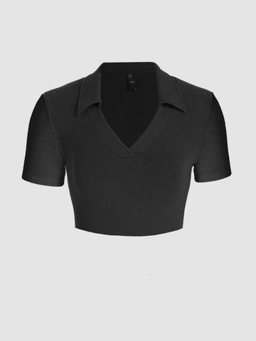 Top en rib en v