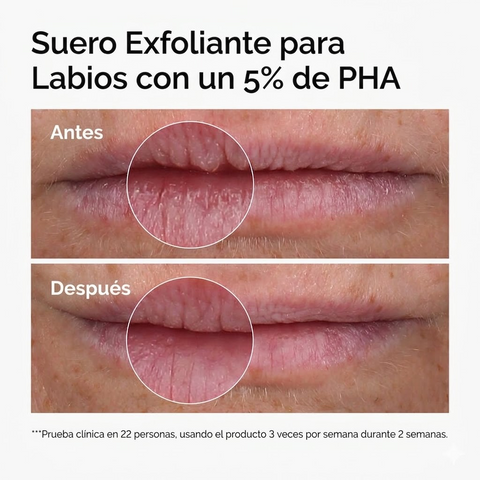 Sérum labial exfoliante con PHA al 5% de The Ordinary