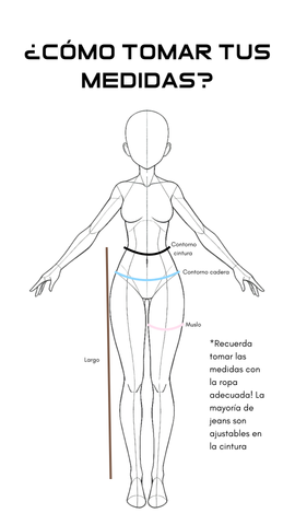 Baggy con ajuste azul