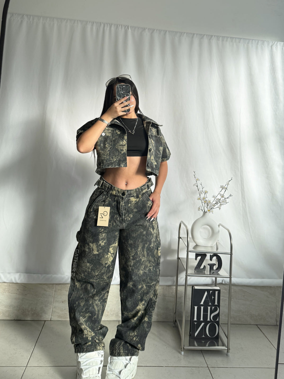 Set Kira estampado militar