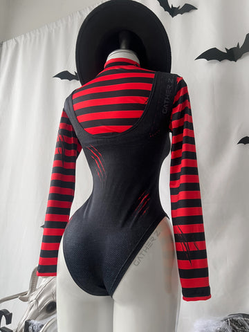 Disfraz freddy krueger body + buzo