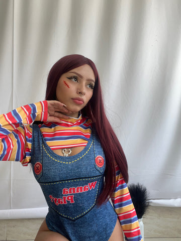 Disfraz body+ buzo chucky