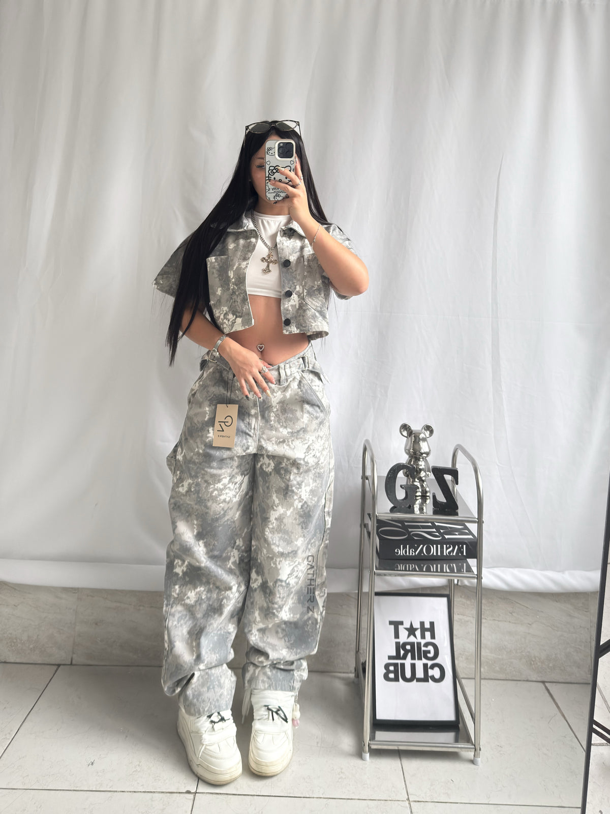 Set Kira pigmento gris