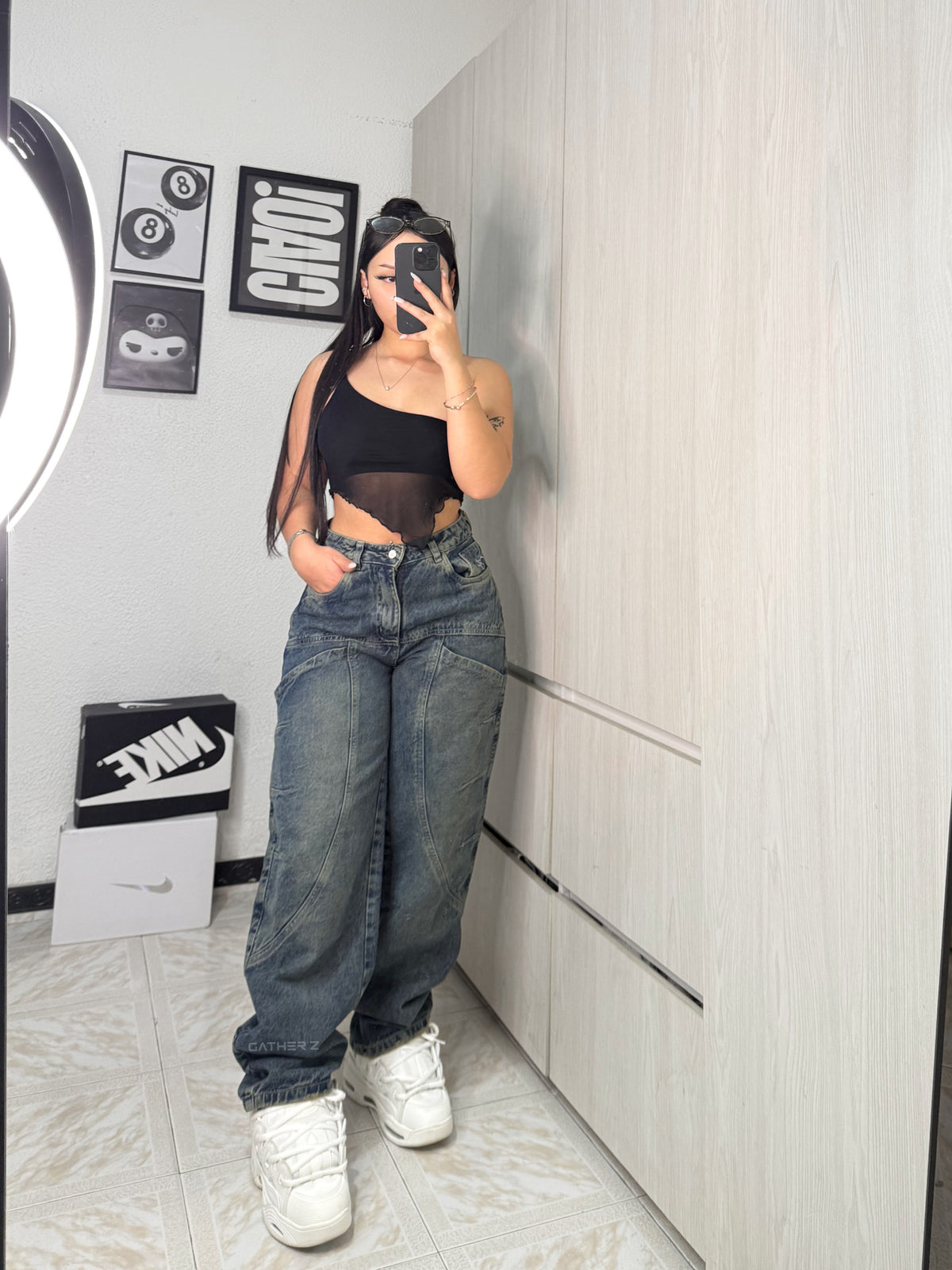 Baggy María líneas