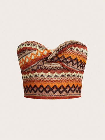 Disfraz Moana (top, falda, flor)