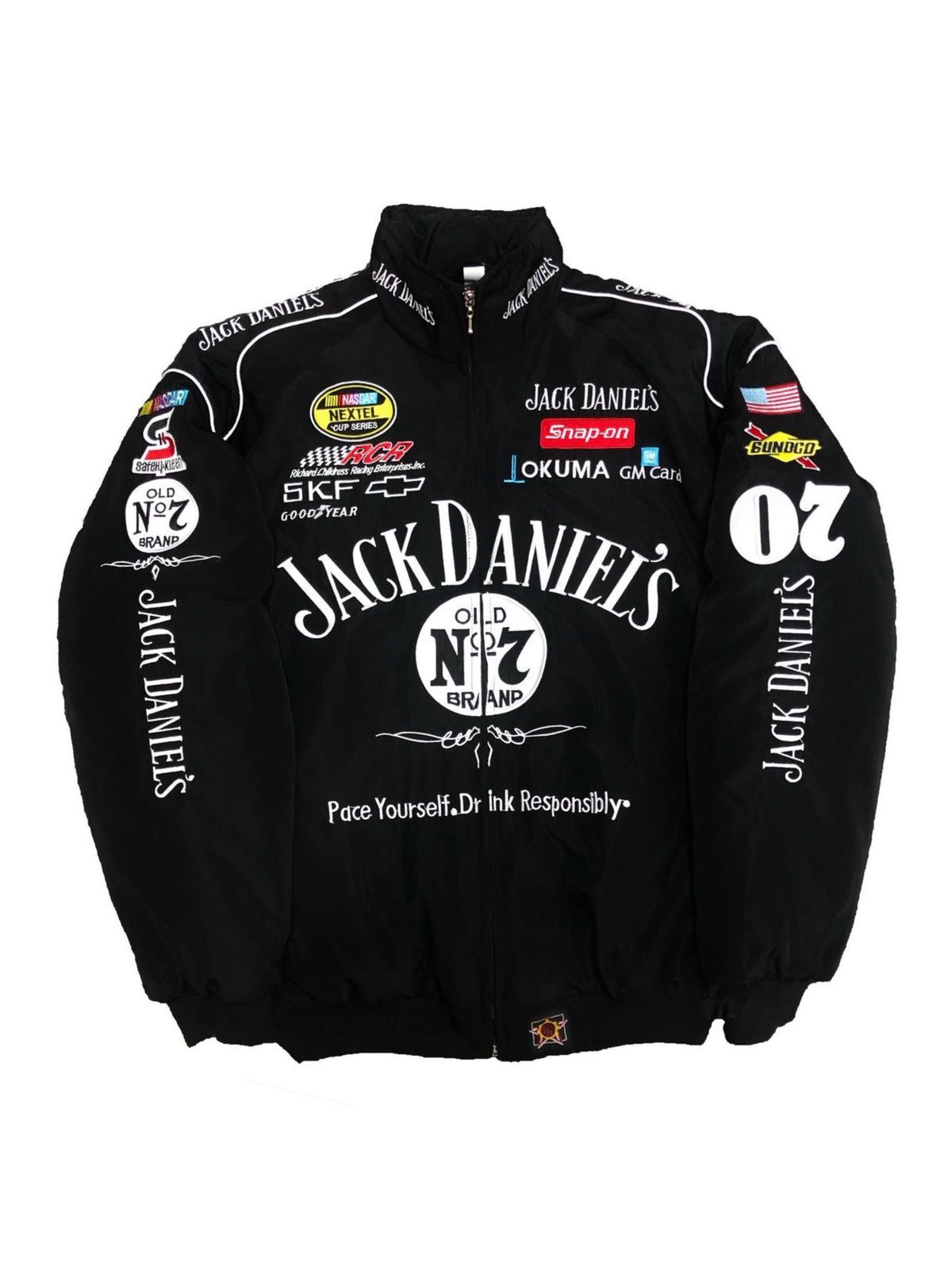 Beisbolera jack daniel’s bordada unisex