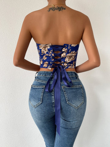 Tops de mujeres Lazada Floral Casual