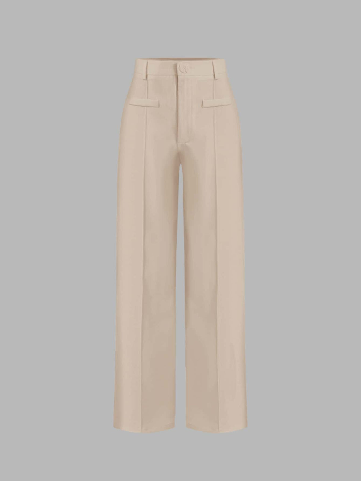 Pantalones rectos de talle alto