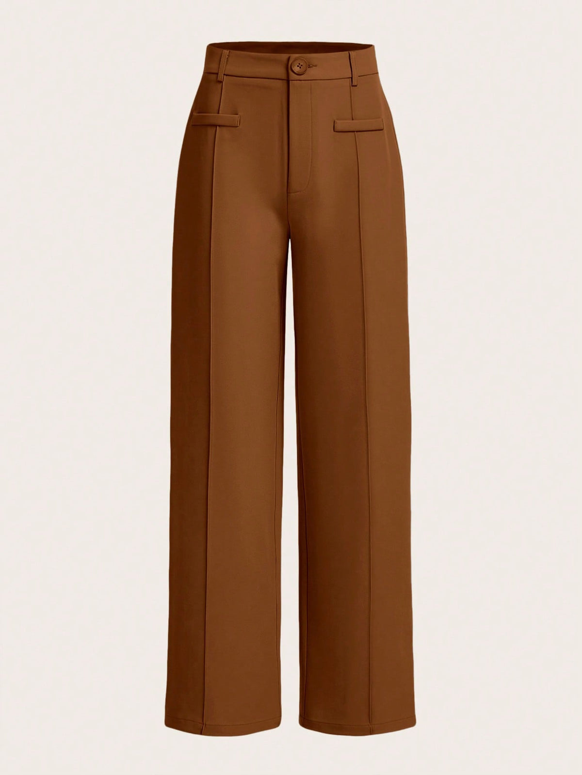 Pantalones rectos de talle alto