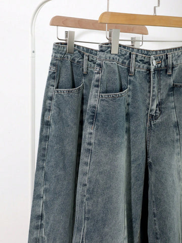 Jeans De Pierna Ancha