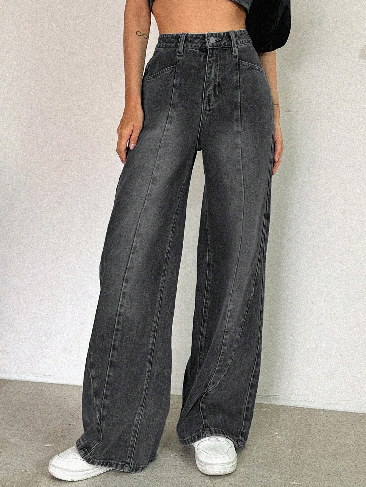 Jeans De Pierna Ancha