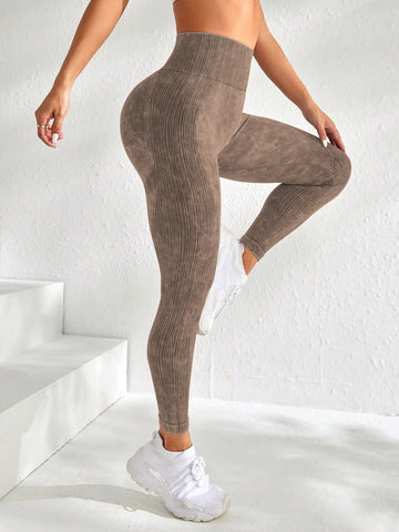 Leggings deportivos de cintura ancha